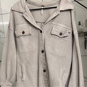 Ruby oversized shirt Button-Up Jacket